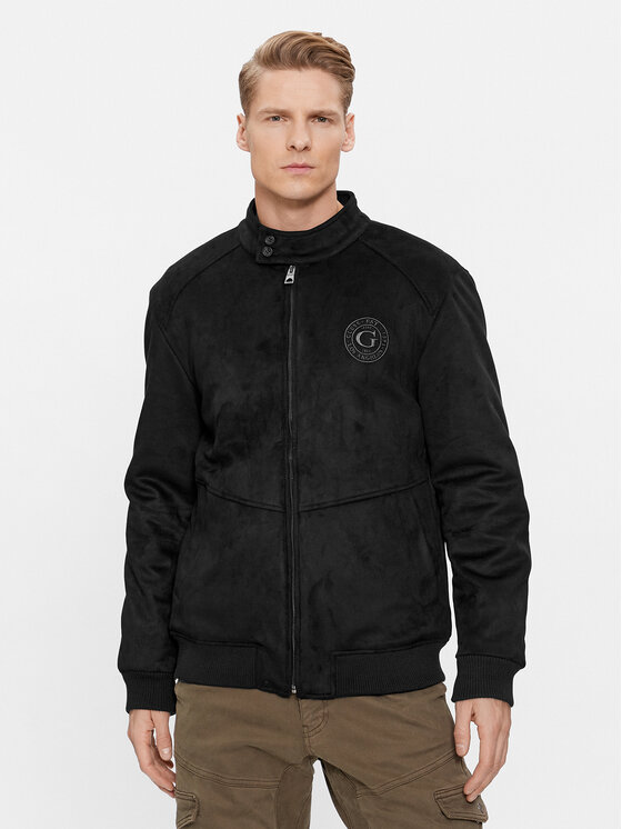 Férfi Átmeneti kabát Guess, Méret: L, Fekete, M4RL09 WFW52