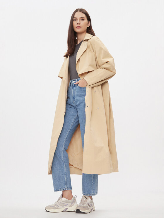 Calvin Klein Jeans Calvin Klein Jeans Vihmamantel J20J222582 Beež Regular Fit