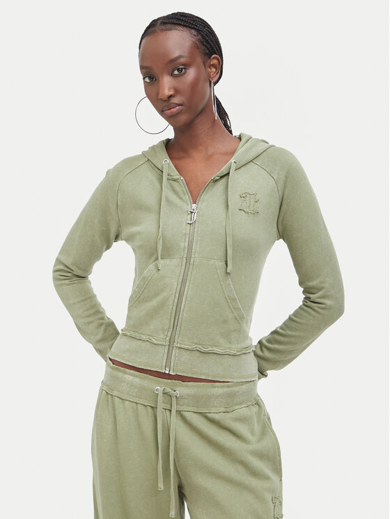 Juicy Couture Juicy Couture Hanorac JCWAS226320 Kaki Regular Fit