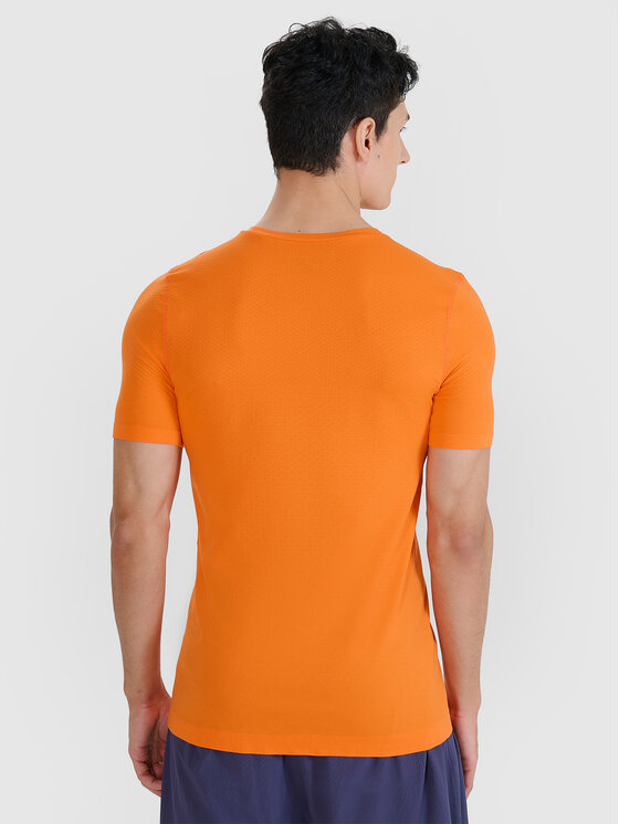 4F 4F Koszulka techniczna BLAST Pomarańczowy Slim Fit