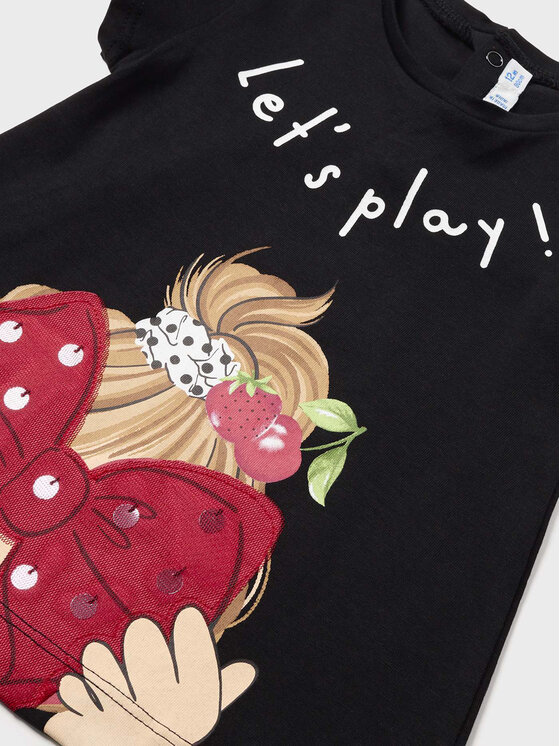 Mayoral Mayoral T-Shirt 1013 Μαύρο