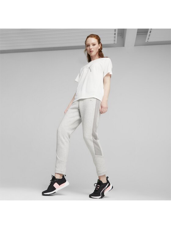 Puma Puma Spodnie dresowe 676075 Szary Regular Fit