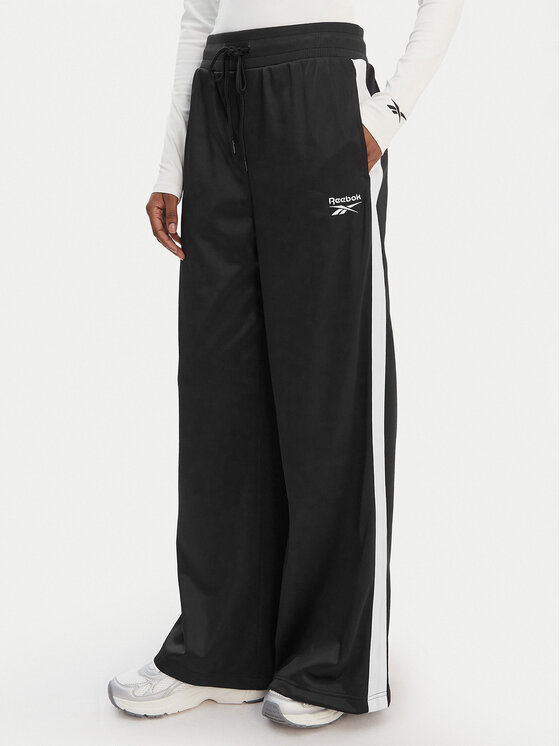 Reebok Reebok Παντελόνι φόρμας Dianne RK25512CCW Μαύρο Relaxed Fit