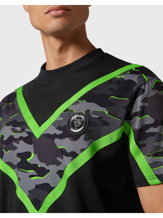 Plein Sport Plein Sport T-Shirt 3661 Czarny Regular Fit