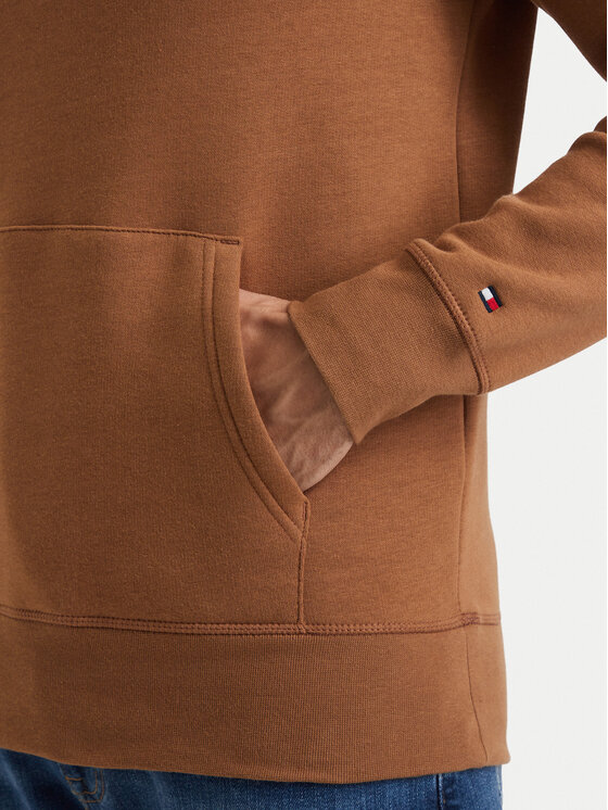 Tommy Hilfiger Tommy Hilfiger Μπλούζα Logo MW0MW11599 Καφέ Regular Fit