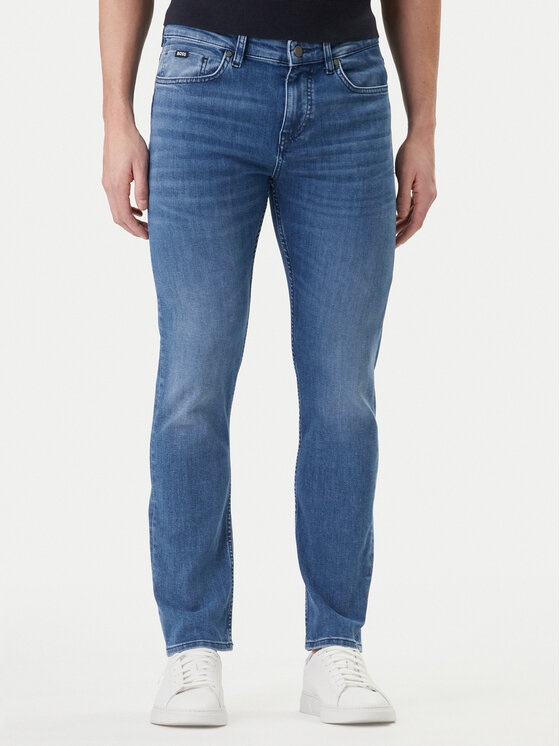 BOSS BOSS Blugi P-Delaware 50555220 Bleumarin Slim Fit