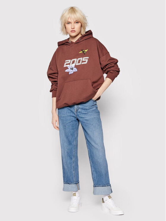 Felpa Unisex Garden Marrone Regular Fit