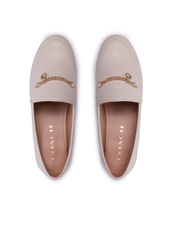 Coach Coach лоуфъри с дебела подметка Hanna Loafer CB989 Бежов