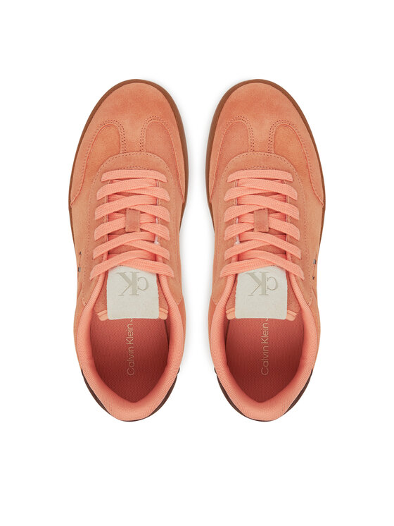 Calvin Klein Jeans Calvin Klein Jeans Sneakersy Classic Cupsole Mix In YW0YW01767 Pomarańczowy