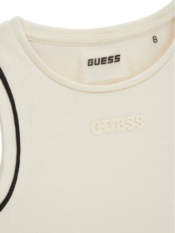 Guess Guess Top J6GI37 KF972 Biela Slim Fit