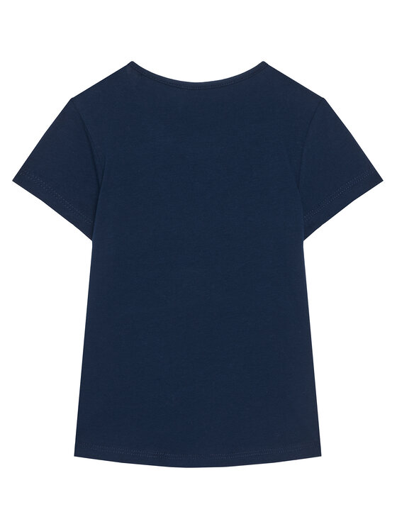 Guess Guess Tricou K6RI03 K6YW4 Bleumarin Regular Fit