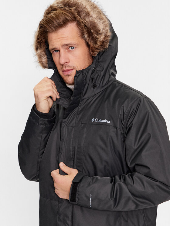 Columbia Columbia Žieminė striukė Leif Trail™ Parka Juoda Regular Fit
