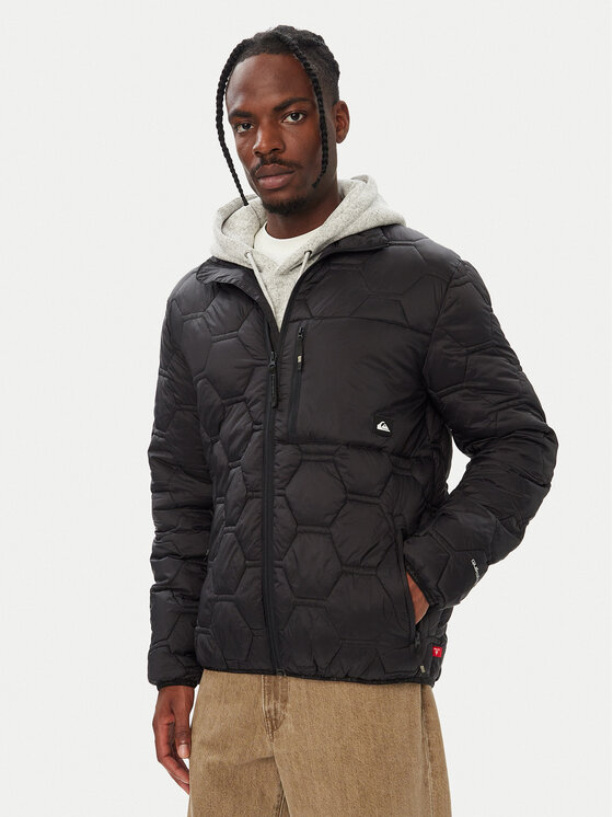 Quiksilver Geacă EQYJK04222 Negru Regular Fit