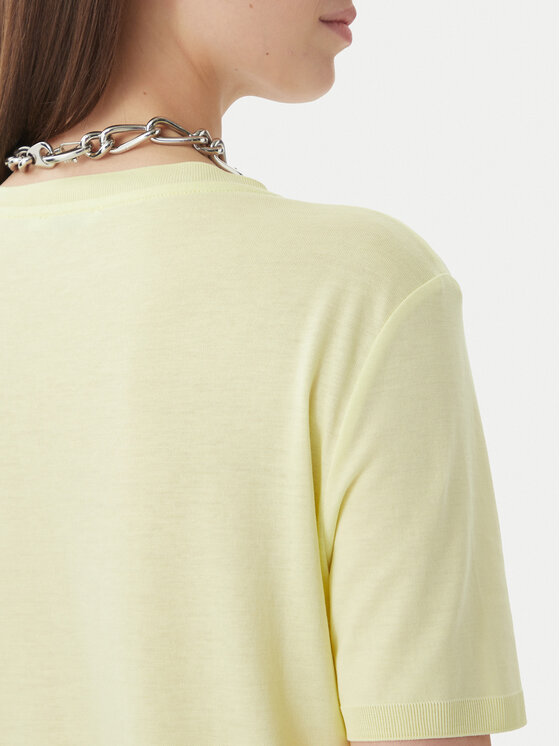 Patrizia Pepe Patrizia Pepe T-Shirt 2M4542/J419-Y841 Κίτρινο Regular Fit