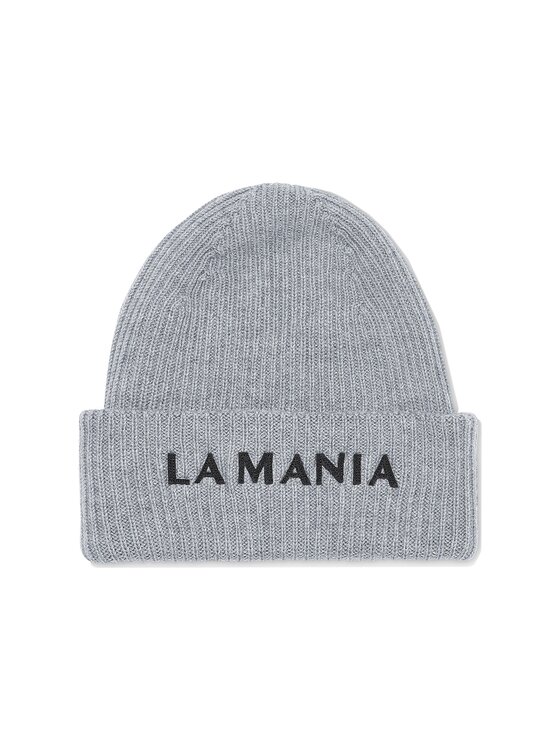 La Mania La Mania Czapka MERINOWOOL HAT 2 Szary