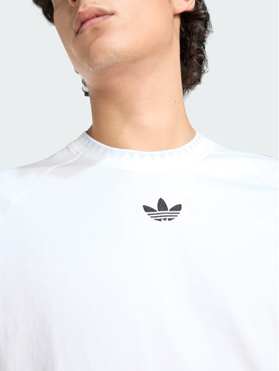 adidas adidas T-Shirt 161976 Biały Slim Fit