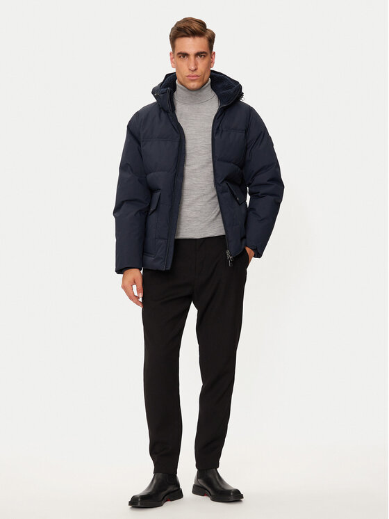 Tommy Hilfiger Tommy Hilfiger Žieminė striukė Rockie MW0MW37125 Tamsiai mėlyna Regular Fit