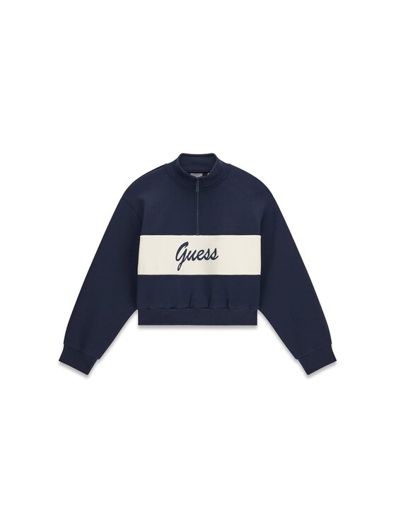 Guess Guess Mikina 182625 Světle modrá Classic Fit