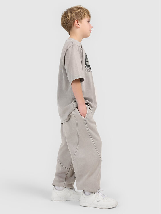 4F 4F Spodnie dresowe ESPORTS RACING Szary Loose Fit