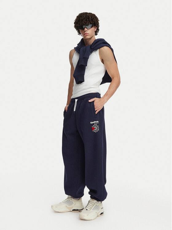 Reebok Reebok Dressipüksid Eryk RK25733CCM Tumesinine Regular Fit