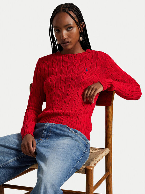 Polo Ralph Lauren Polo Ralph Lauren Sweater 211971869502 Piros Slim Fit