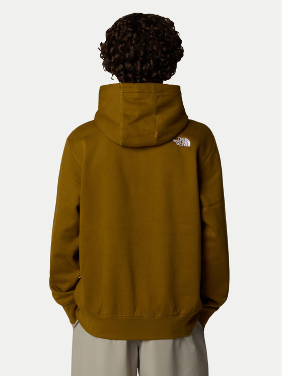 The North Face The North Face Majica dugih rukava Essential NF0A89ES Zelena Relaxed Fit