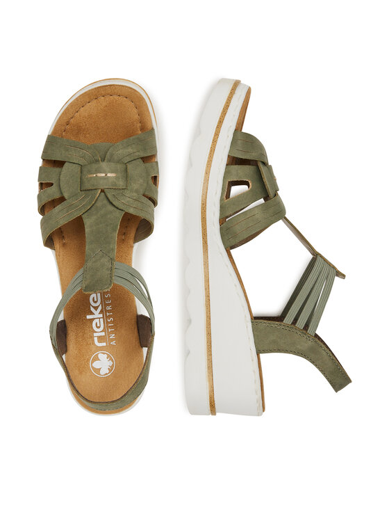Rieker Rieker Sandali 67459-52 Zelena