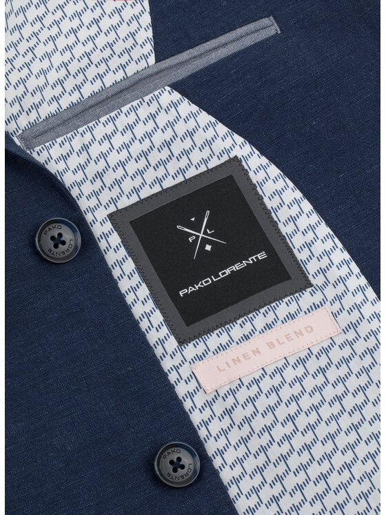 Pako Lorente Pako Lorente Marynarka P24SF-3X-020 Granatowy Slim Fit