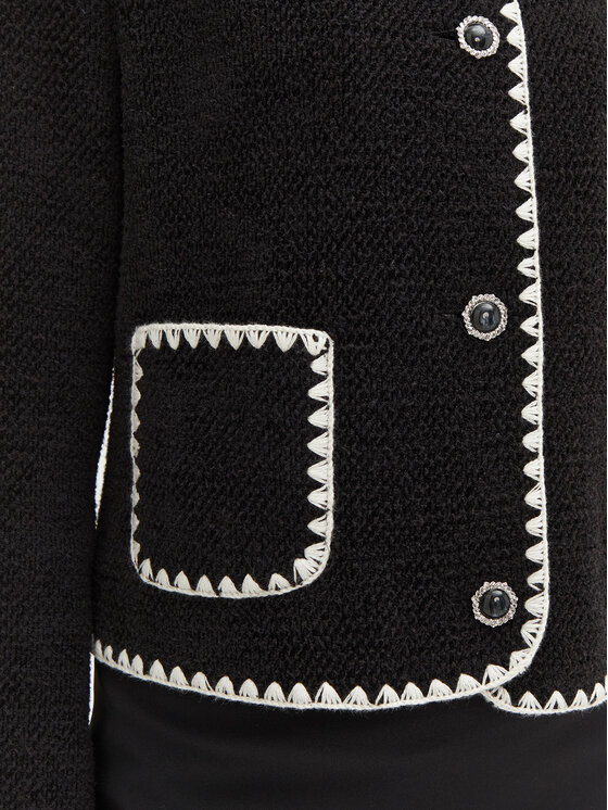 Guess Guess Kardigan W5RN20 WGVQ2 Černá Regular Fit