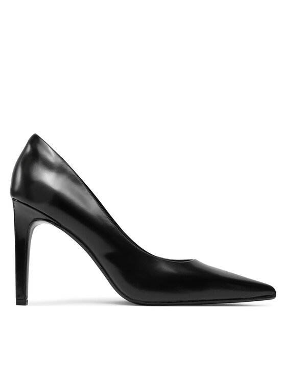 Calvin Klein Lodičky Heel Pump 90 - Brush L HW0HW02263 Čierna