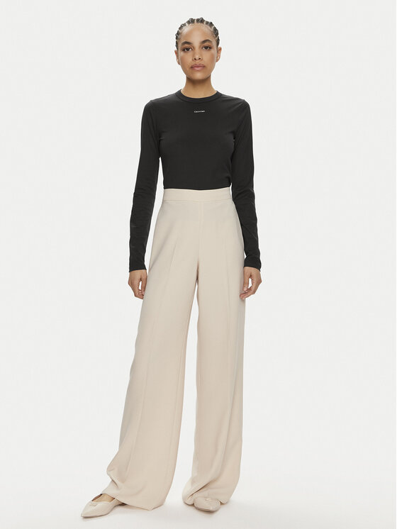 Calvin Klein Calvin Klein Μπλουζάκι Nano Logo K20K207572 Μαύρο Regular Fit