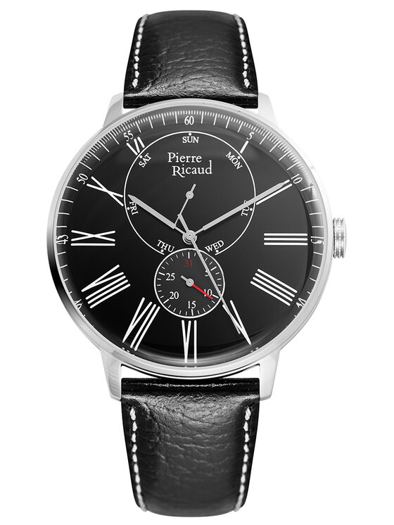 Pierre Ricaud Pierre Ricaud Zegarek P97219.5234QF Czarny
