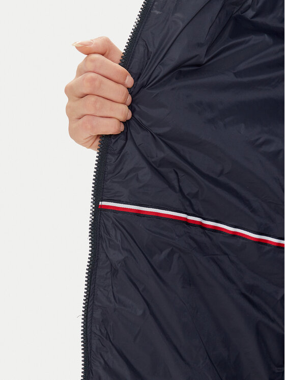 Tommy Hilfiger Tommy Hilfiger Vatovaná bunda WW0WW43119 Tmavomodrá Regular Fit