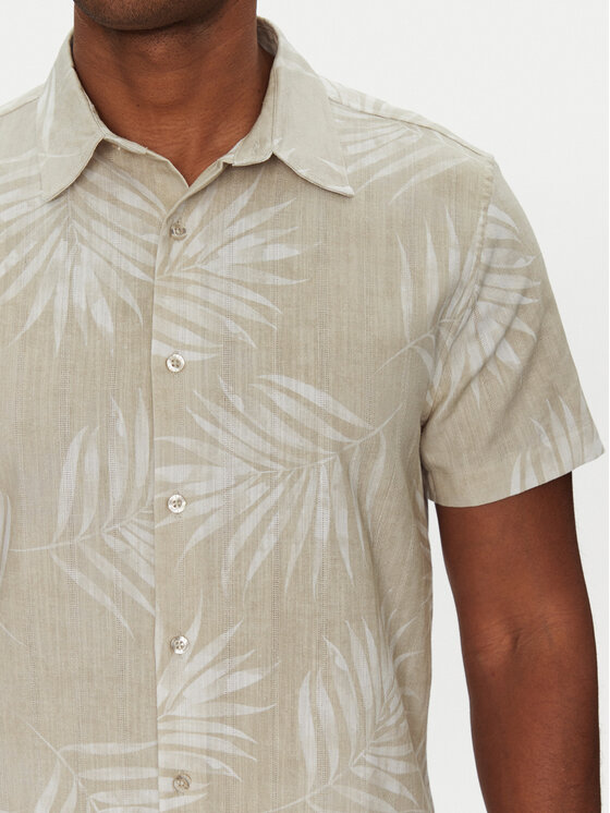 Guess Guess Camicia M5GH68 WH3A0 Beige Regular Fit