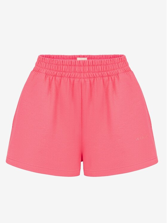 Le Collet Le Collet Szorty materiałowe DEO Różowy Short Fit