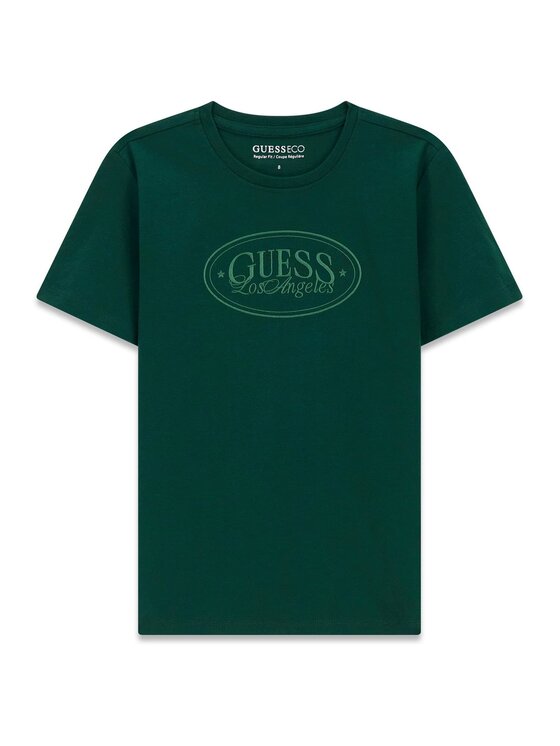Guess Kids Guess Kids T-Shirt 184427 Zielony Classic Fit