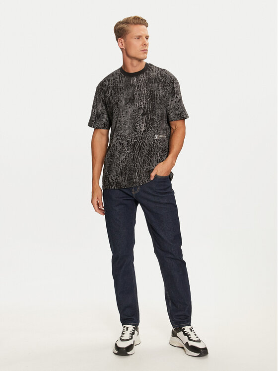 Karl Lagerfeld Jeans Karl Lagerfeld Jeans Traperice 245D1107 Tamnoplava Tapered Fit