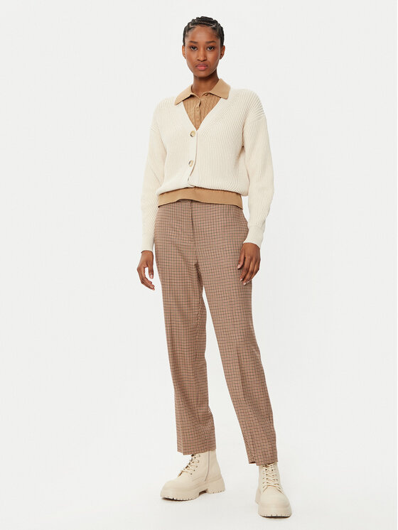 Weekend Max Mara Weekend Max Mara Kardigán Nirvana 2515341051 Ekru Regular Fit
