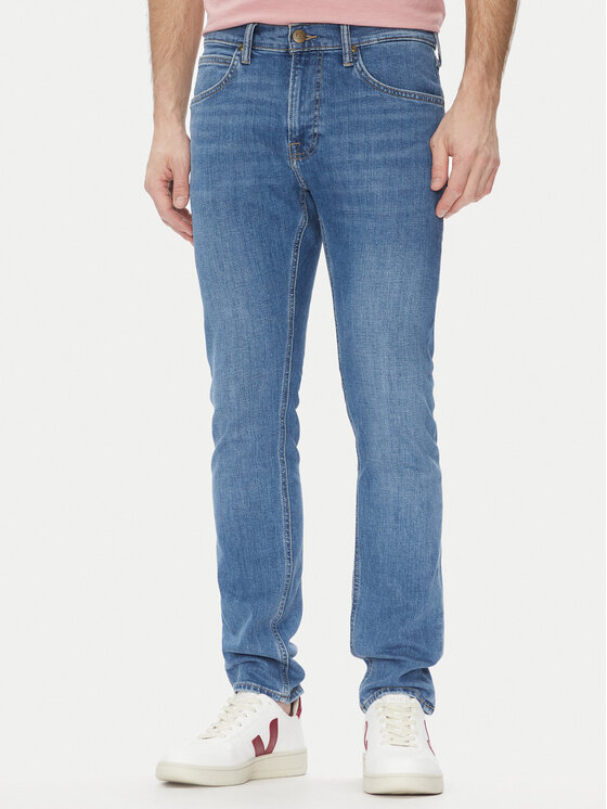 Lee Lee Džinsai Luke 112363975 Mėlyna Slim Fit