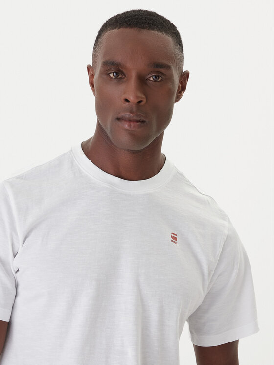 G-Star Raw G-Star Raw T-Shirt Lash Back D26043-C372 Weiß Relaxed Fit