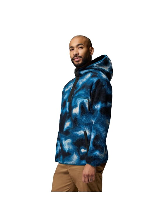 Columbia Columbia Polar Helvetia™ II Printed Fleece Hoodie Niebieski Regular Fit