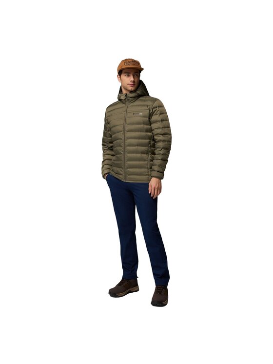 Columbia Columbia Kurtka zimowa Lake 22 II Down Hooded Jacket 2086294397 Zielony Regular Fit