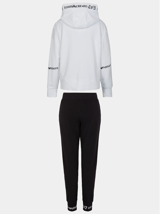 EA7 Emporio Armani EA7 Emporio Armani Спортивний костюм 8NTV52 TJCQZ 21BA Білий Regular Fit