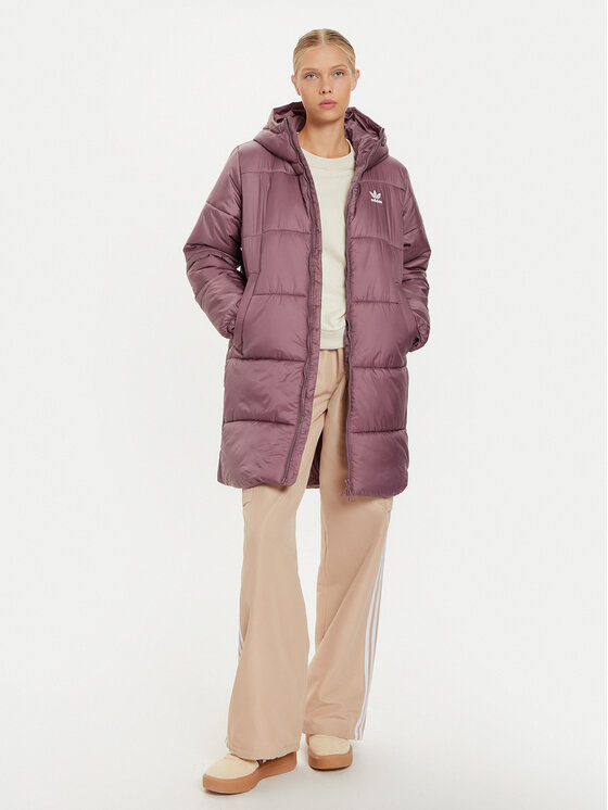 adidas adidas Zimné bundy adicolor IW5857 Fialová Regular Fit