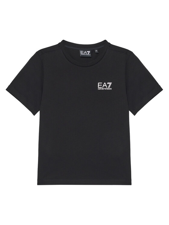 EA7 Emporio Armani T-Shirt 7B000020 AF10378 UC001 Czarny Regular Fit