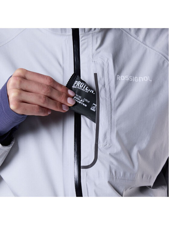Rossignol Rossignol Kurtka przeciwdeszczowa W Rainproof 2.5L Shell Jkt Szary jasny Regular Fit