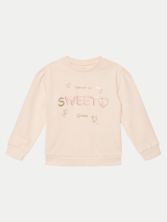 Guess Felpa K5GQ01 KA6R4 Rosa Regular Fit, taglia : 2Y