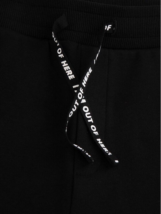 Coccodrillo Coccodrillo Pantaloni da tuta WC5120101CBJ Nero Regular Fit