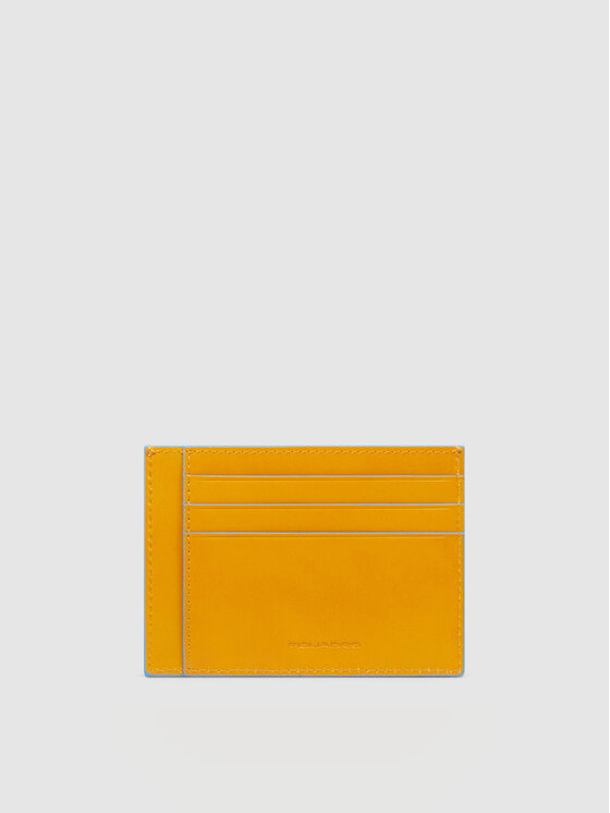 Piquadro Piquadro Custodie per carte di credito 651 Giallo