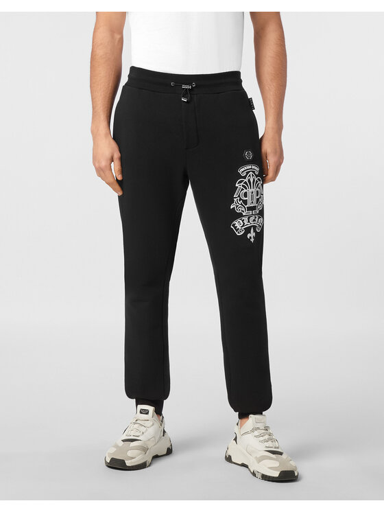 PHILIPP PLEIN PHILIPP PLEIN Spodnie dresowe 24325 Czarny Jogger Fit